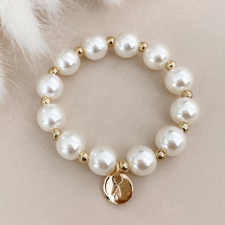 Pearl flower cheap girl bracelet