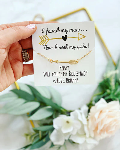 Bride Tribe Arrow Necklace