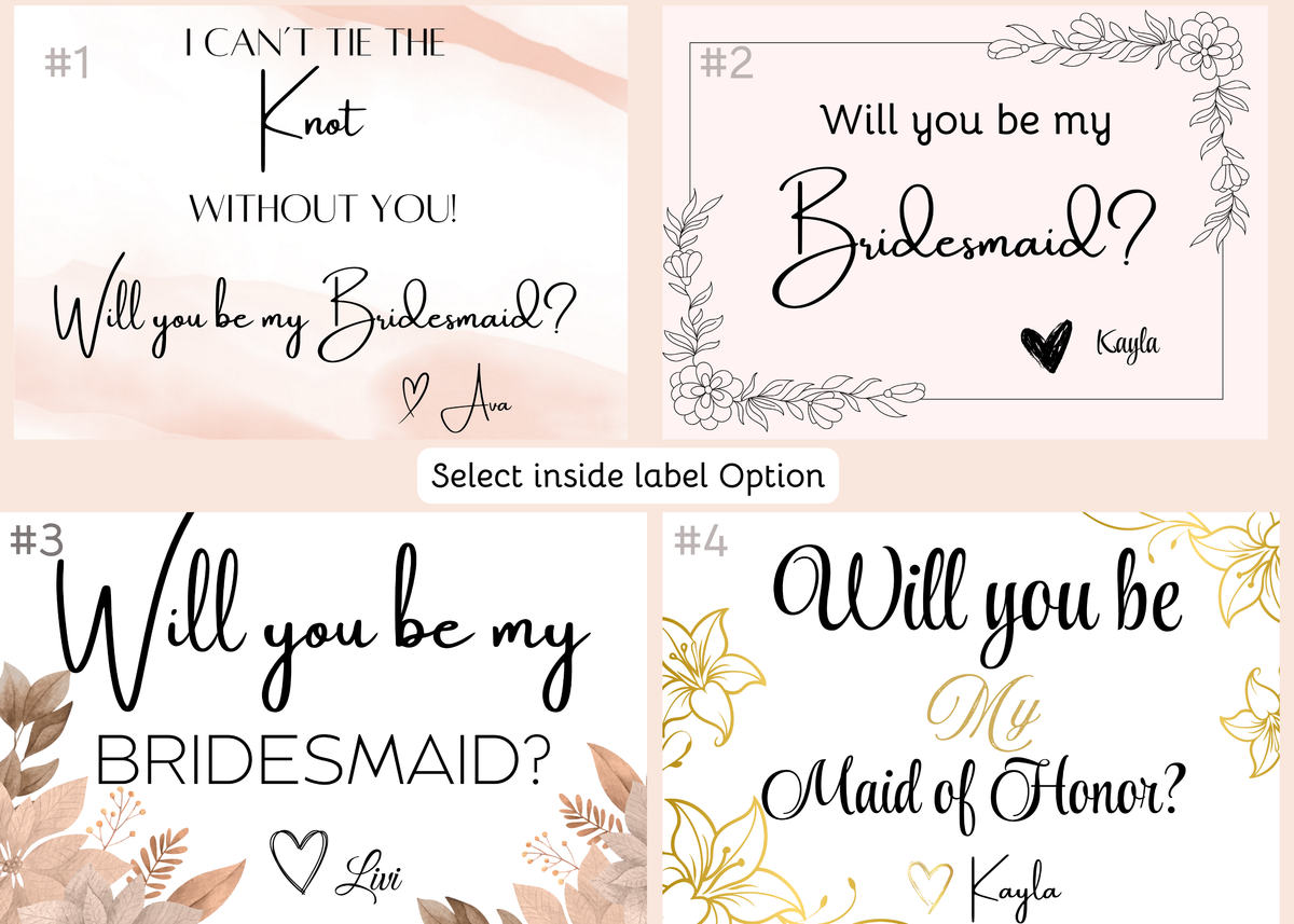 Sugar and Spice Bridesmaid Proposal Gift Box