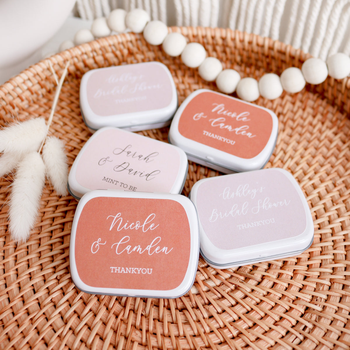 Personalized Mint Tin Wedding favors