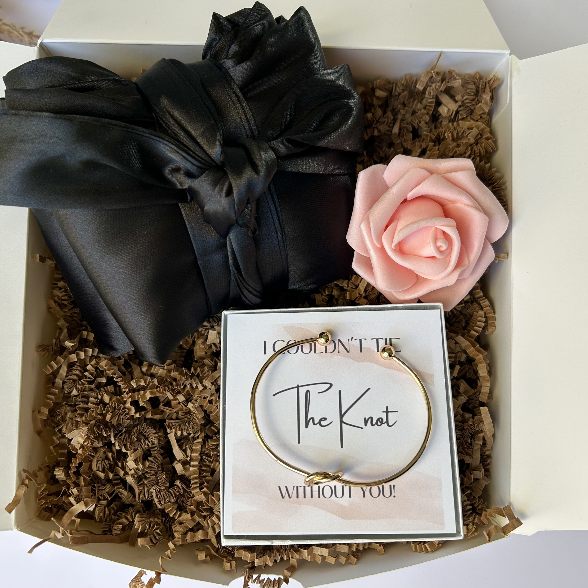 Jewels and Satin Bridesmaid Proposal Gift Box