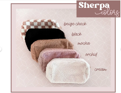 Sherpa Cosmetic Bags