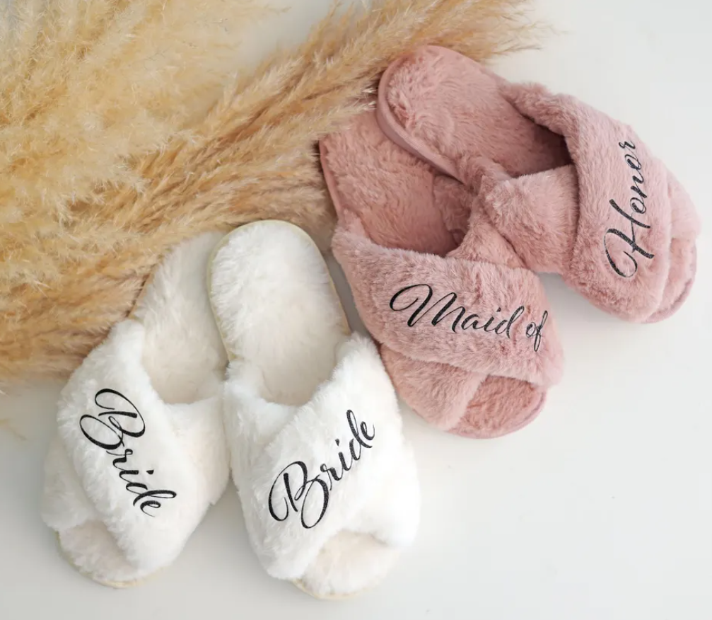 Cozy Bridal Slippers