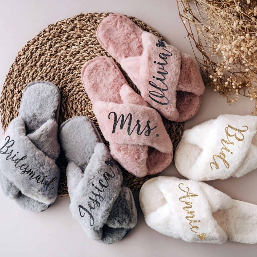 Cozy Bridal Slippers