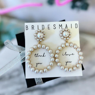 Earrings for clearance bridesmaids gifts