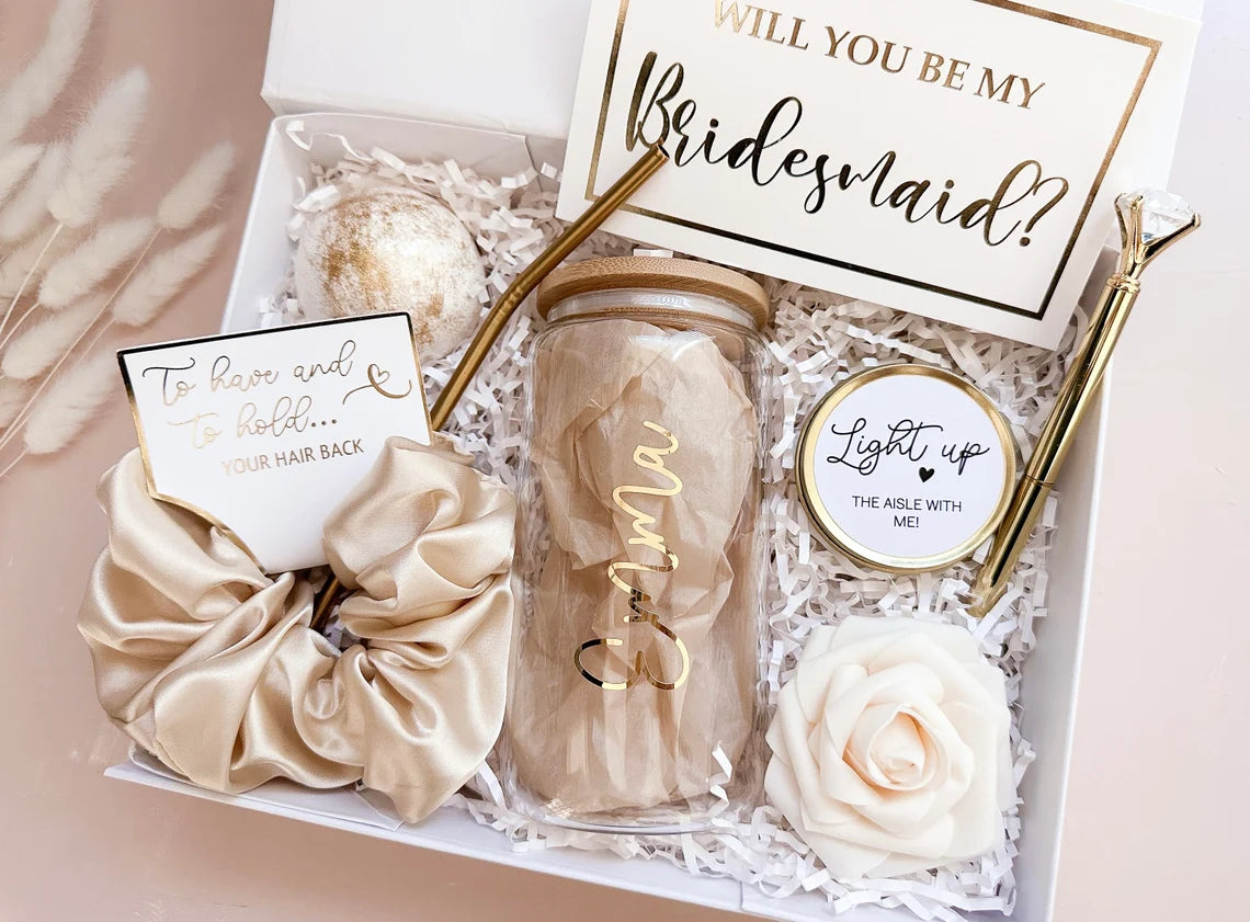 Golden Spa Bridesmaid Proposal