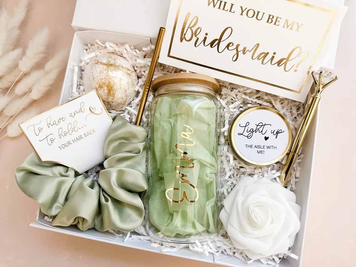 Golden Spa Bridesmaid Proposal