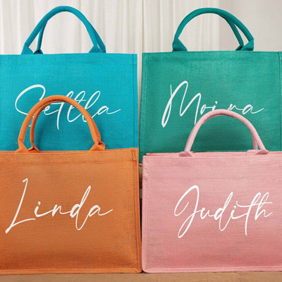 Jute your Color Tote Bag