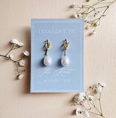 Tie the Knot Bridesmaid Earrings