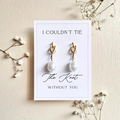 Tie the Knot Bridesmaid Earrings