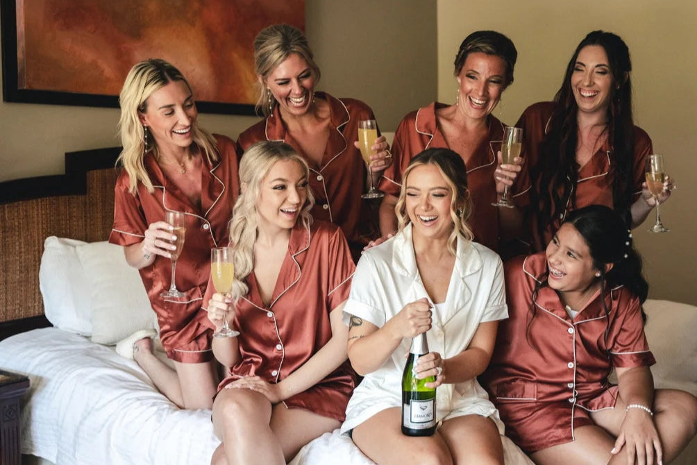 Luxury Satin PJ Bridesmaid Sets