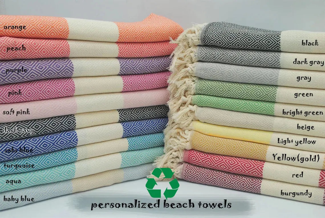 Turkish Beach Bridal Towels