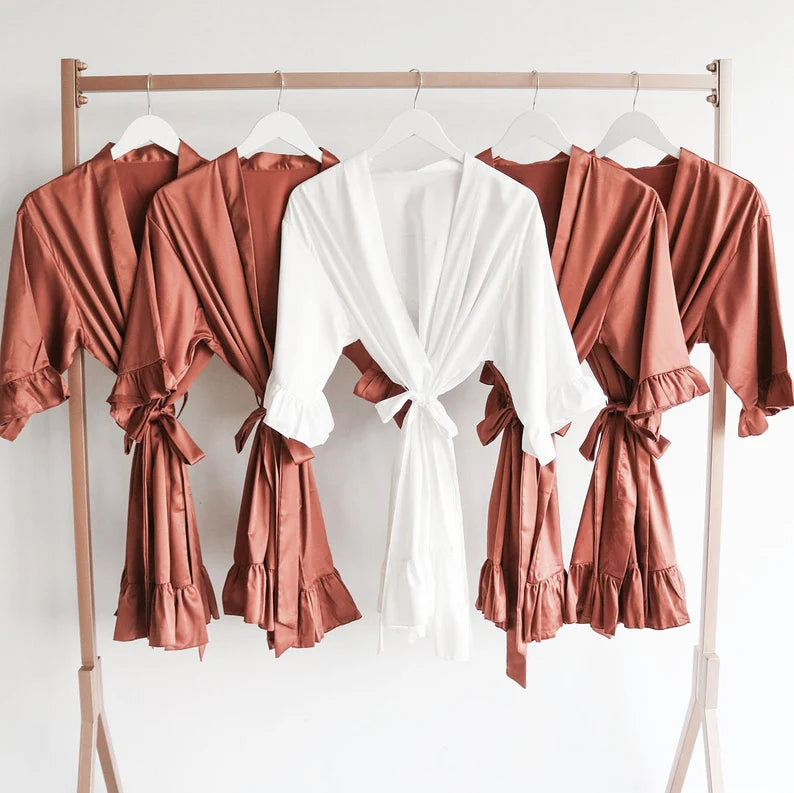 Bridesmaid Ruffled Robe