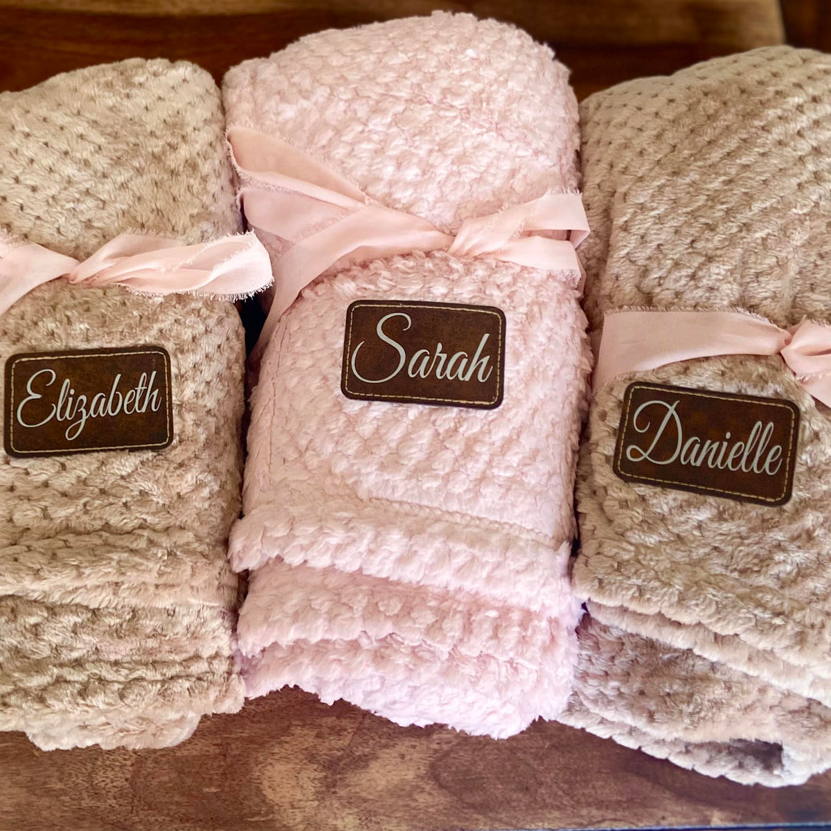 Personalized Bridesmaid Lush Blanket