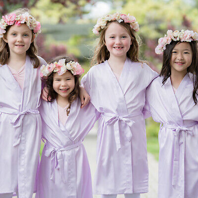 Flower Girl Satin Robe