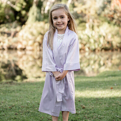 Flower Girl Satin Robe