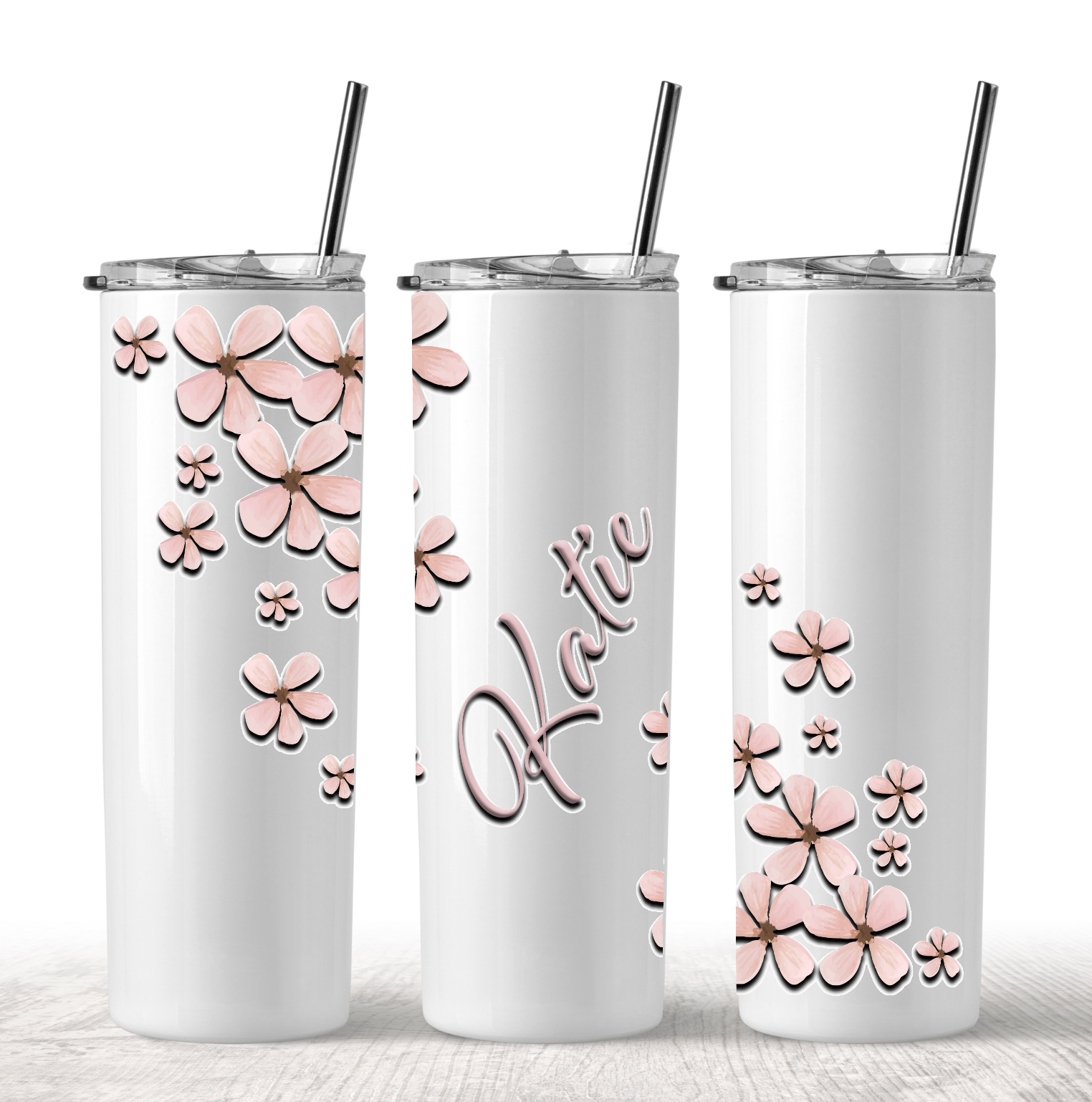 Lilac Floral Tumbler - Bridesmaid Gifts Boutique
