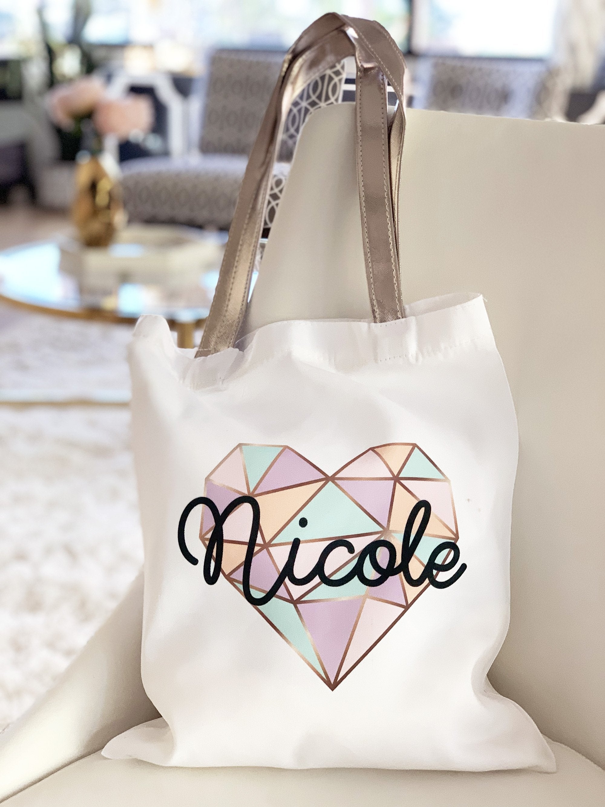 Personalised Name Tote Bag - Boutique Gifts