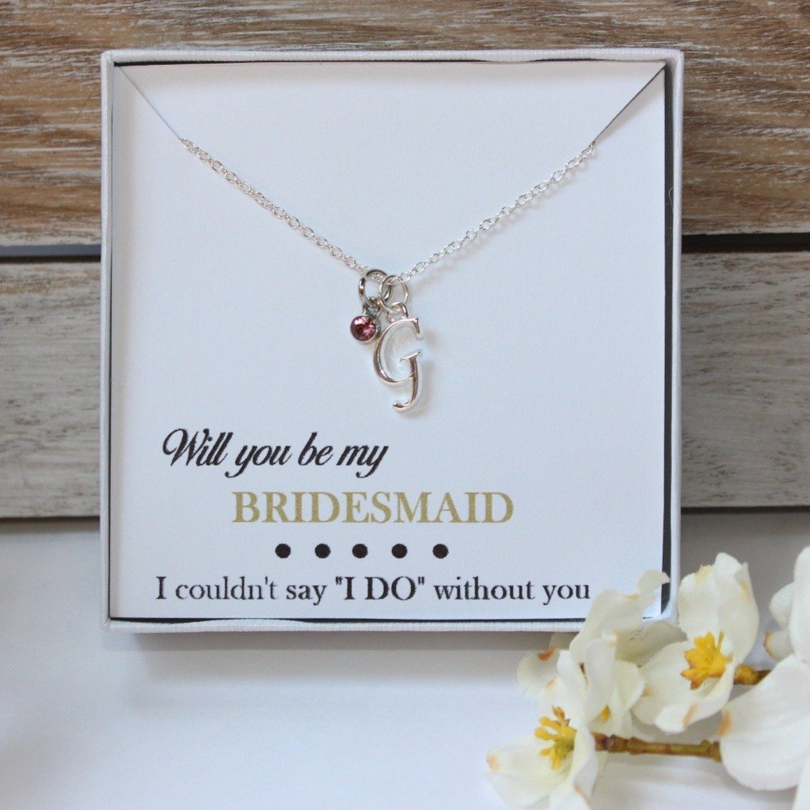 Discount Will You Be My Bridesmaid | Wedding Necklace