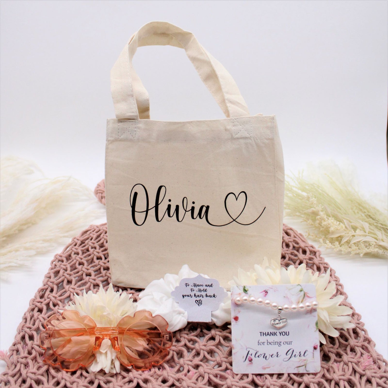 Personalized Jelly Bag Personalized Flower Girl Gift Bag for 