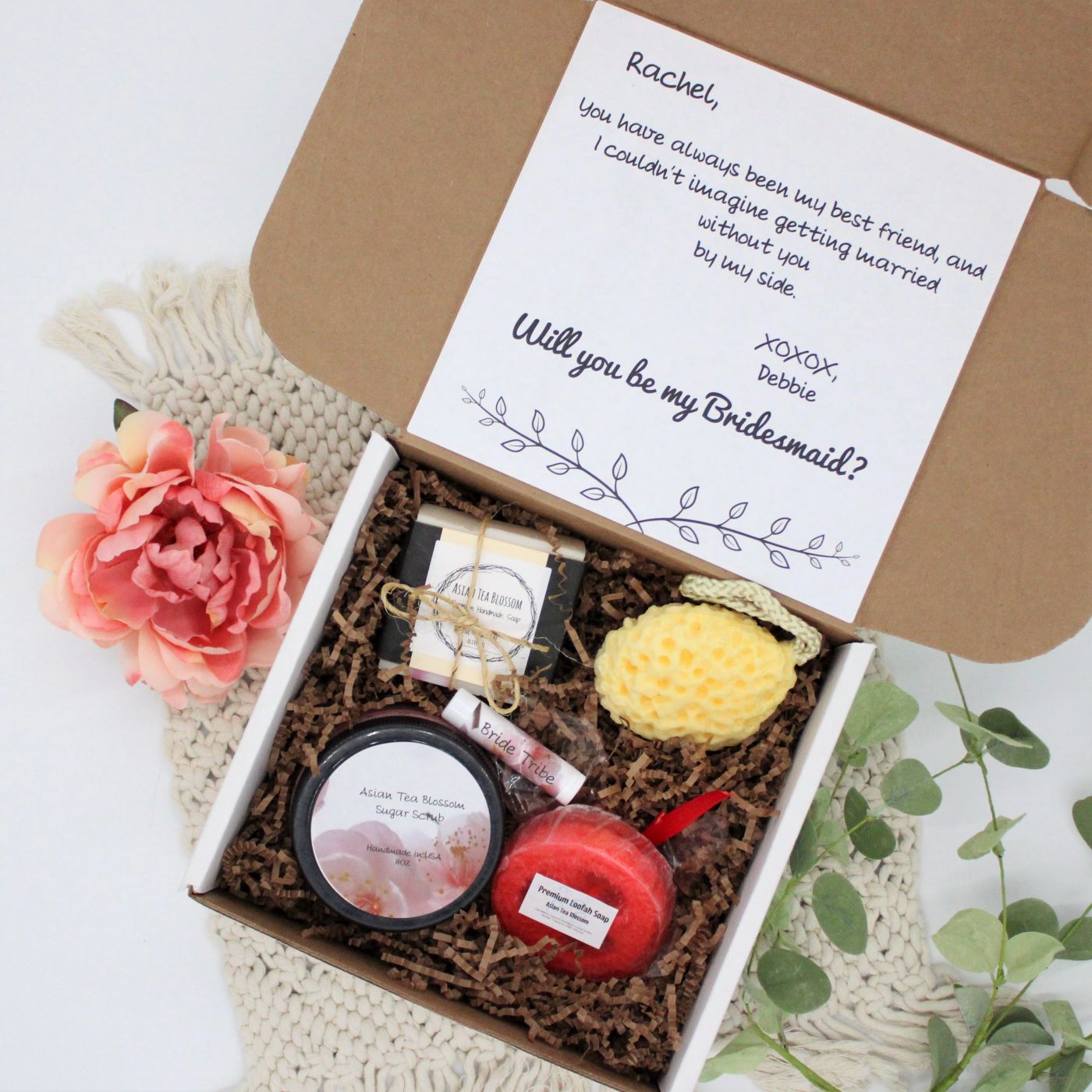 Buy Sincerely, Me Personalized Bridesmaid Proposal Box/Will You Be My  Bridesmaid Box Set with Bridesmaid Gifts; Matron & Maid of Honor Proposal  Box (Dark Rose) Online at desertcartINDIA