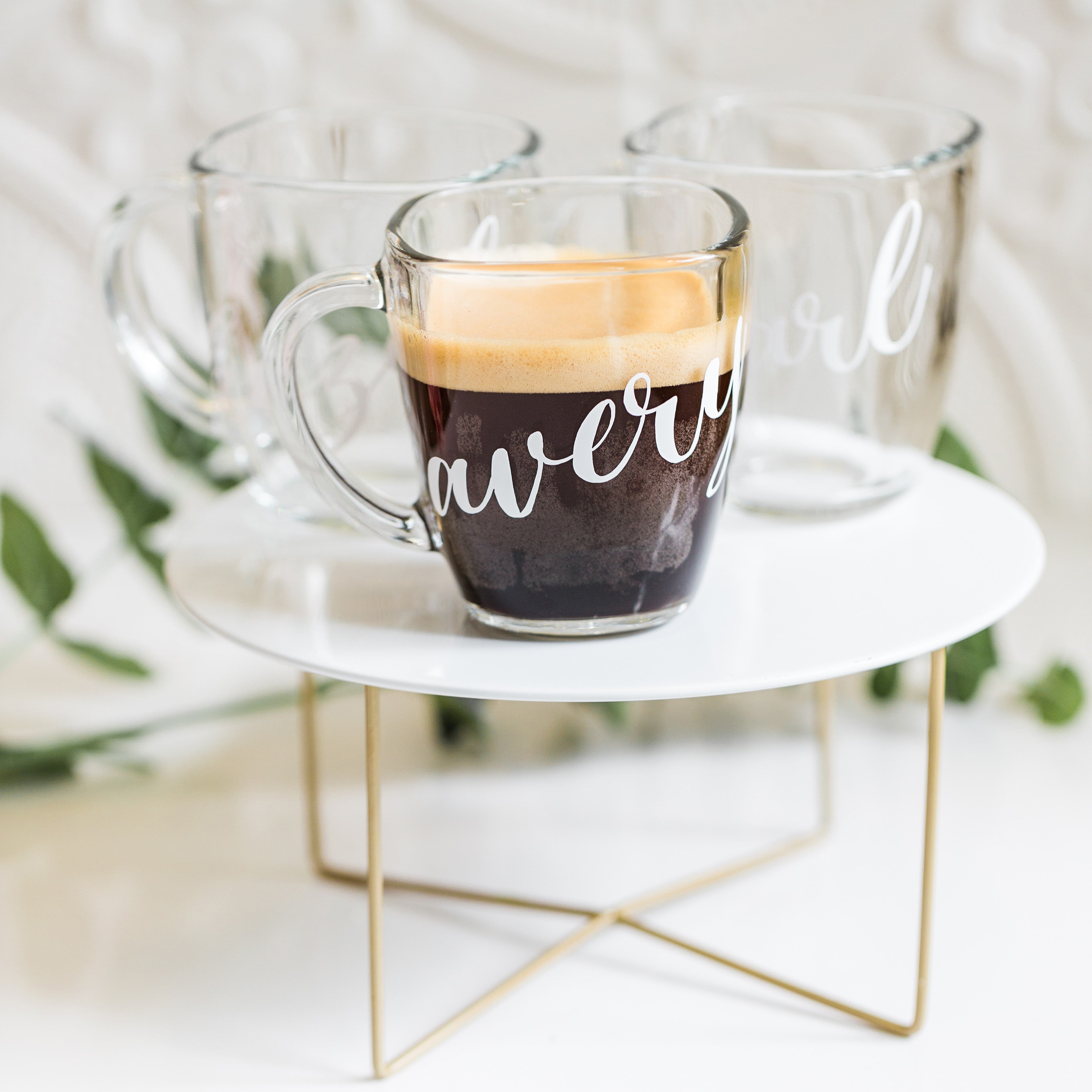 Bride & Babe Iced Coffee Glass - Bridal Shower Gift - Bridesmaid Gifts  Boutique