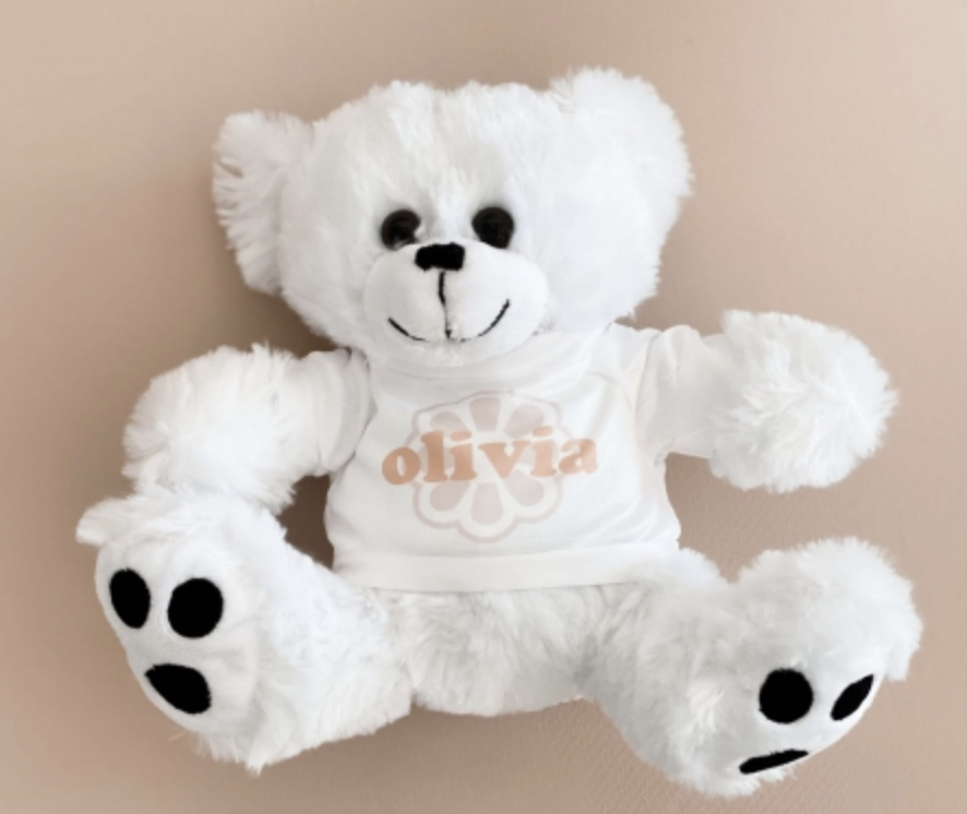 flower girl bear gift