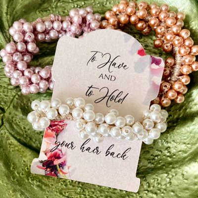 To Have and to Hold Your Hair Back Pearl Hair Clip Bridesmaid 