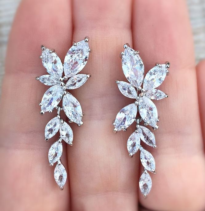 Coral Mint Earrings,orange Mint Earrings,orange Pink Pacific Opal  Chandelier Earrings,coral Dangle Earring,bridal Earrings,bridesmaids Gift -  Etsy | Bridal earrings, Crystal chandelier earrings, Cute jewelry