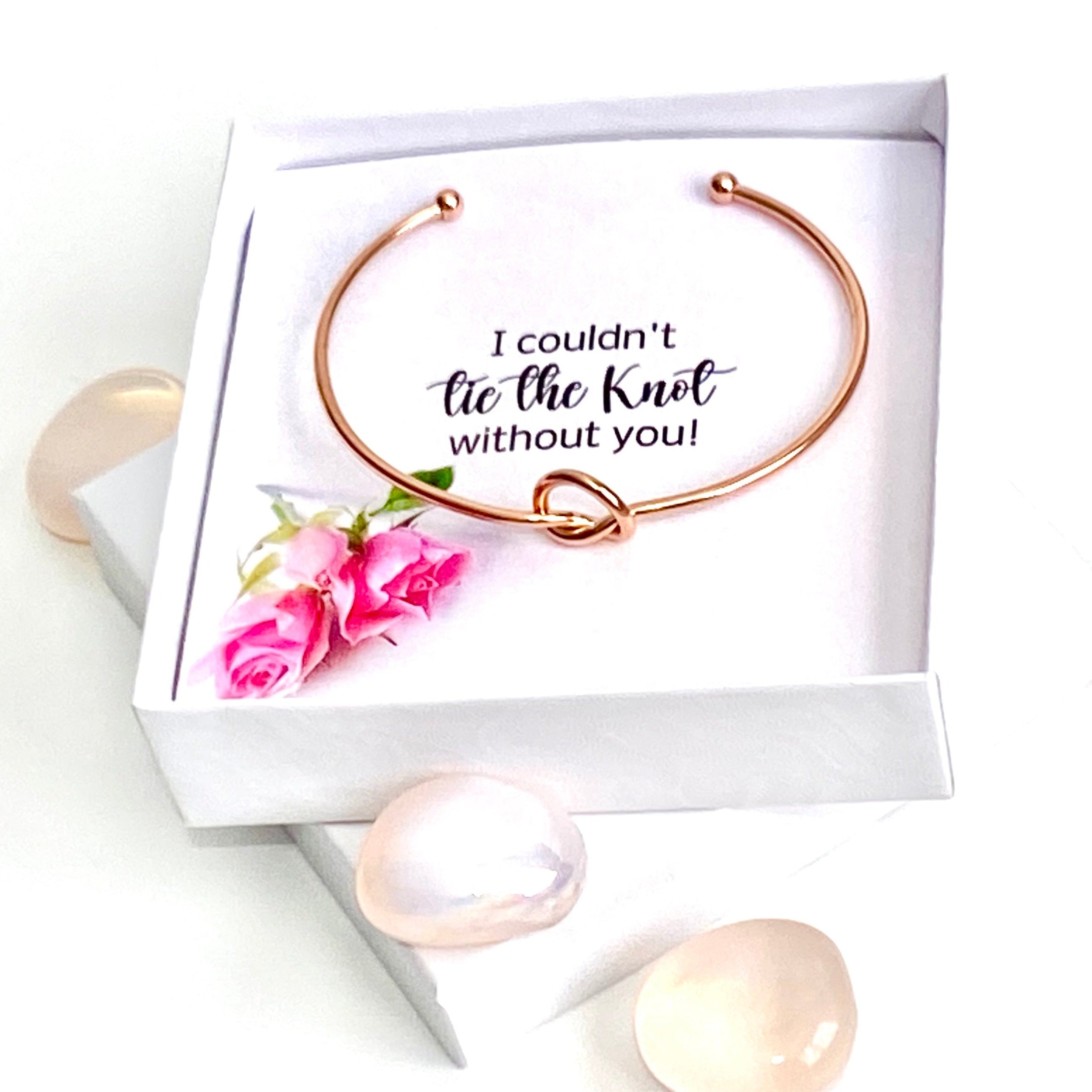 Knot bracelet deals bridesmaid gift