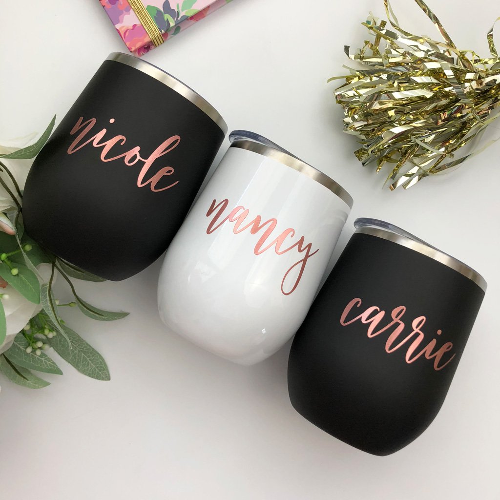 Bridesmaid Tumbler - 4 Pack – Bridesmaid Gifts – Bridesmaid Cups