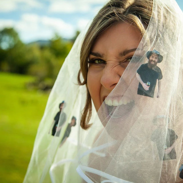 Bachelorette Party Favor Gold Print Bride To Be Veil - Buy